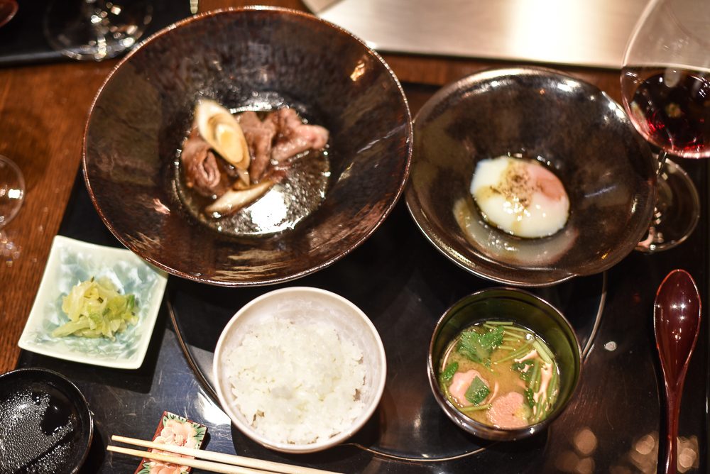 Dinner at Omotesando Ukai-Tei, Tokyo