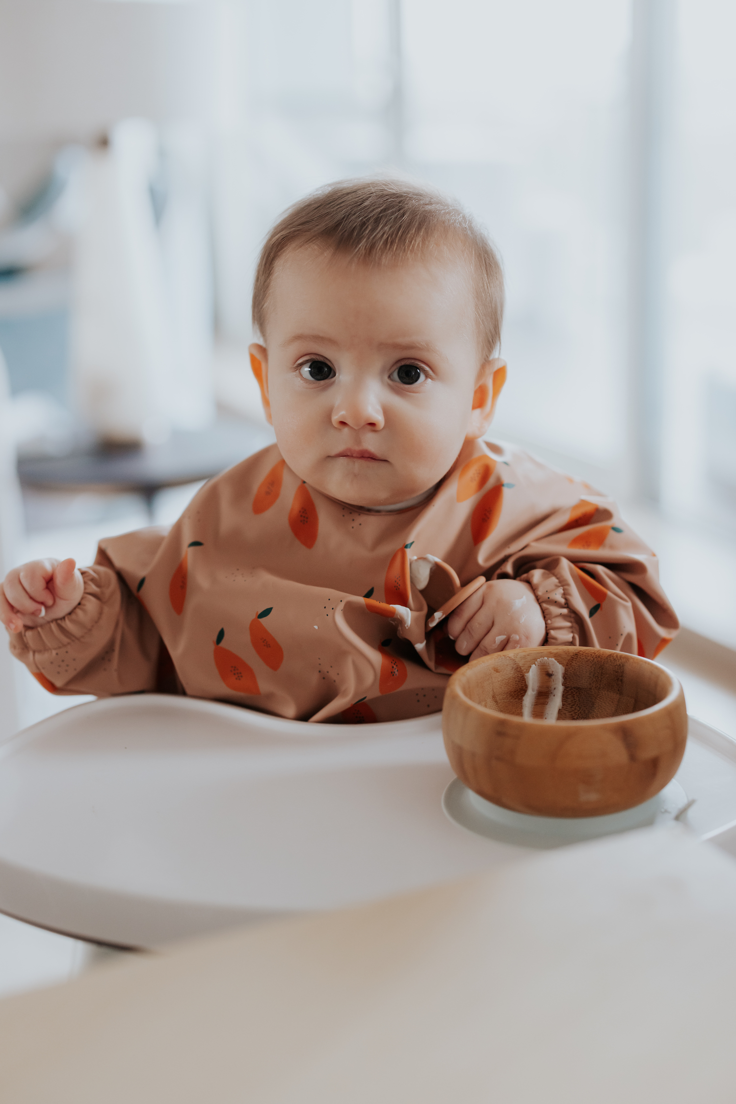  baby in high chair 
