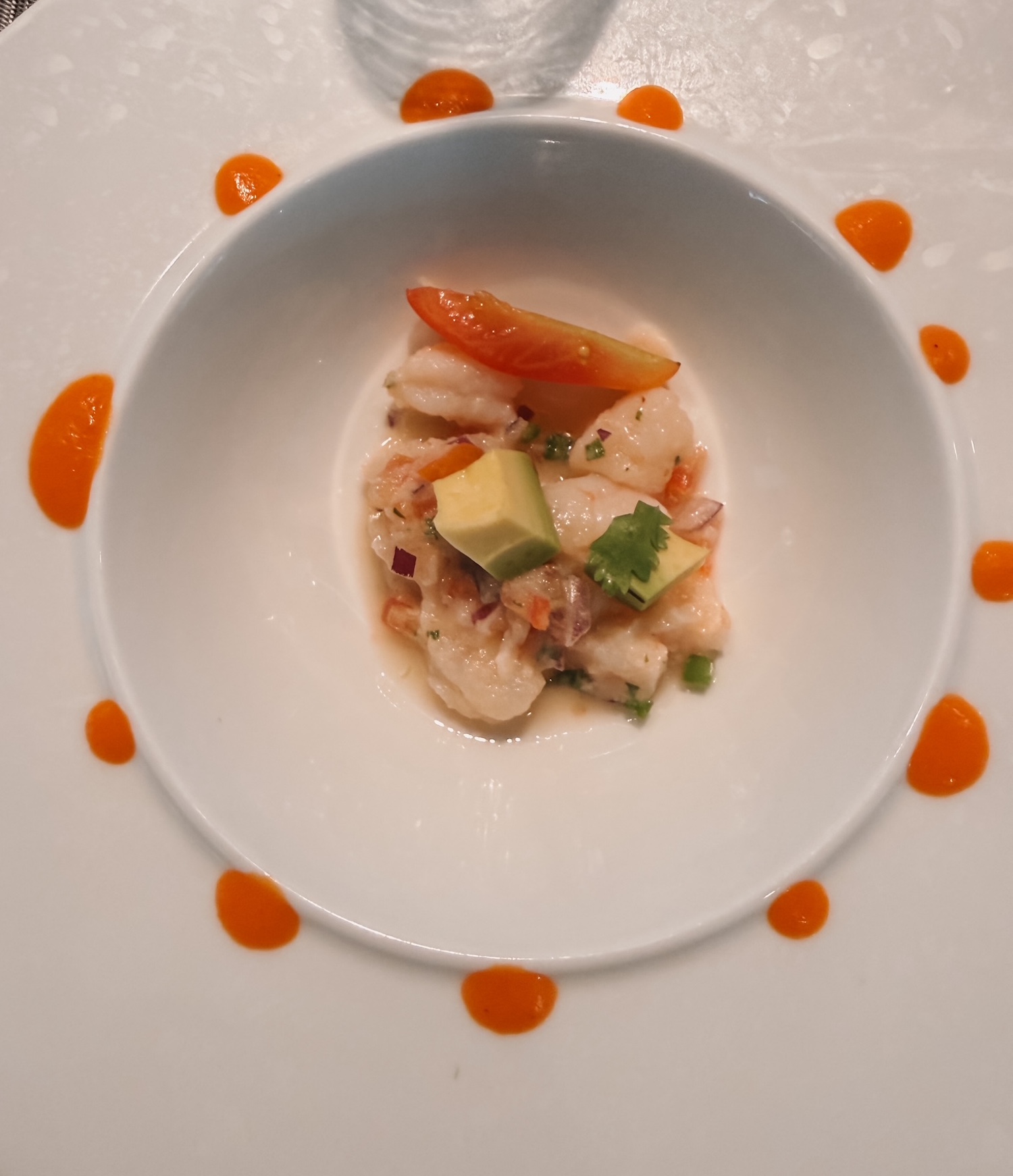 Food at Luminae on Celebrity Apex 