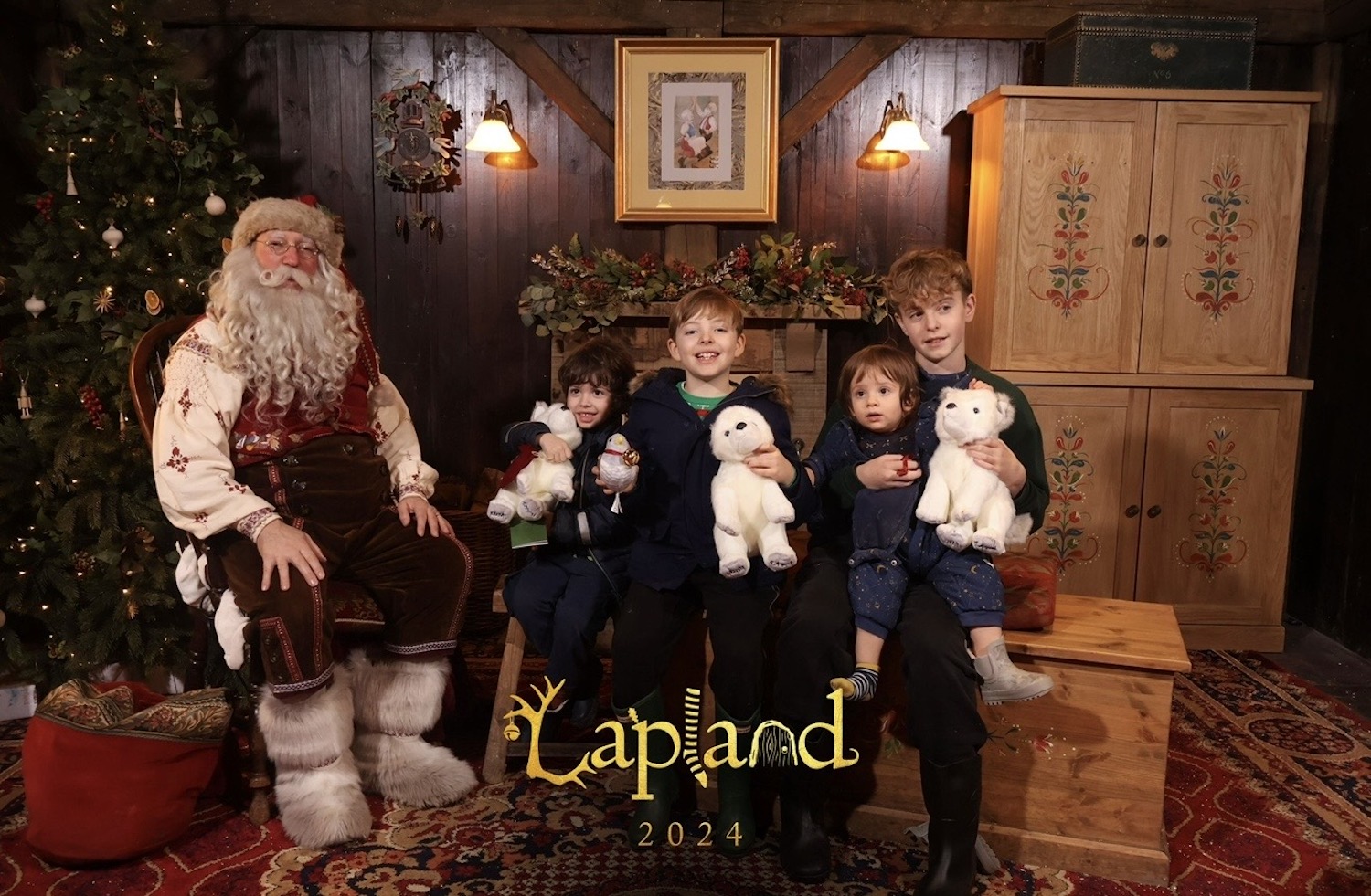 Meeting santa at Lapland