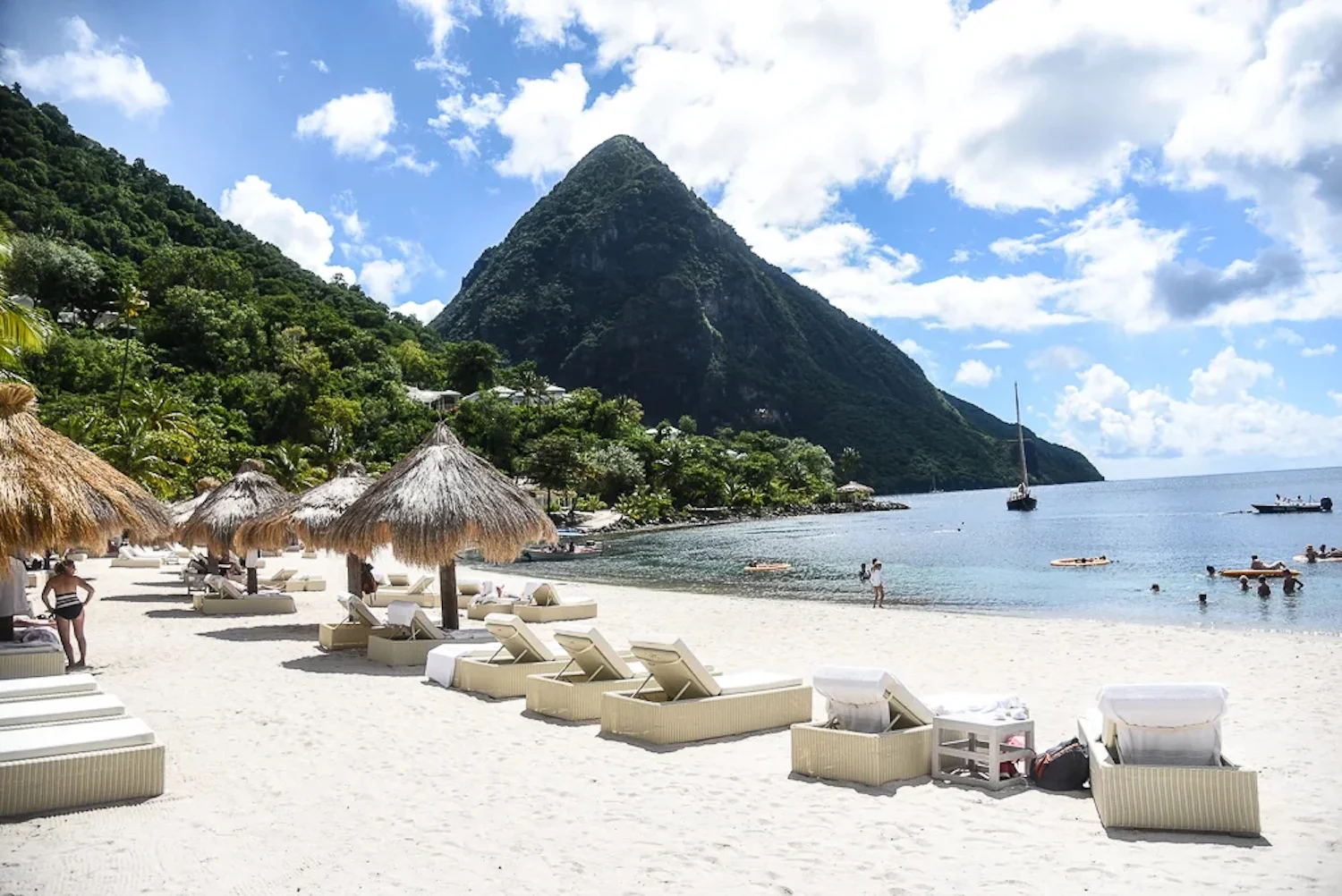 Beach at Sugar Beach the Viceroy